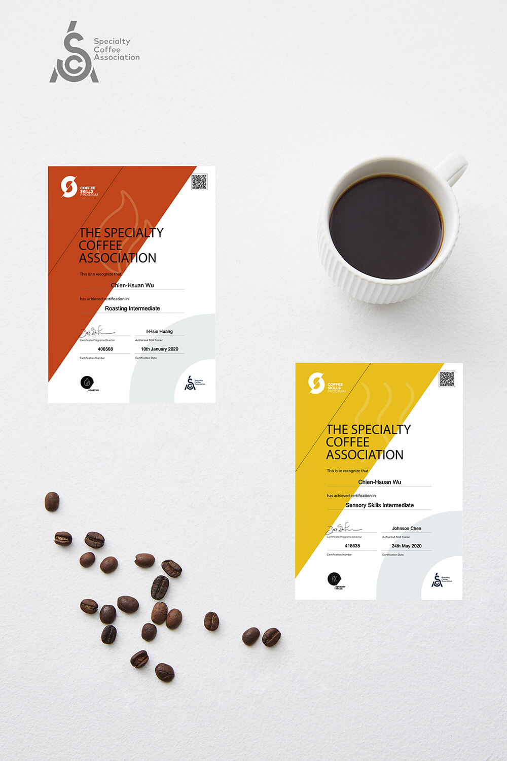 SCA國際精品咖啡證書